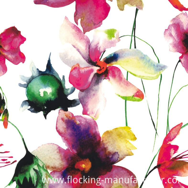Polyester Flower Digital Printing Garment Fabric
